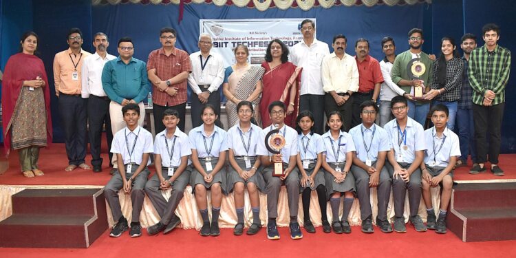 Techfest organized by Bartakke Institute