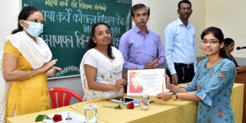 Certificate Distribution at Baya Karve Skill Center