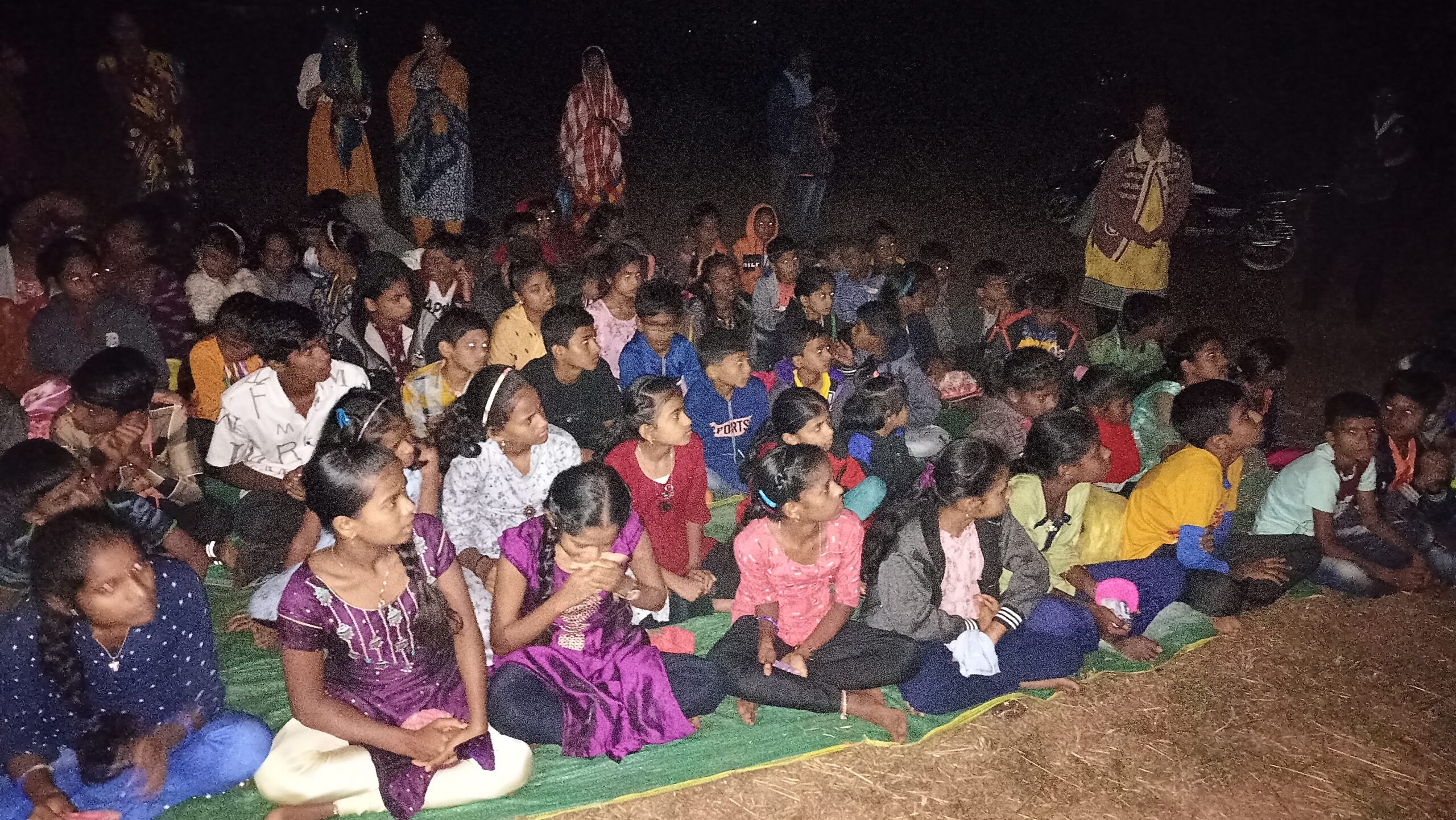 Students enjoyed watching the sky