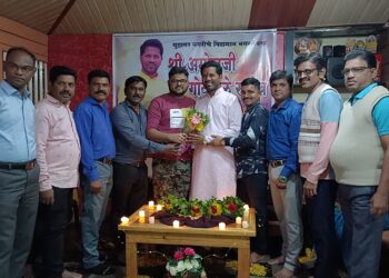 Birthday felicitation for retired employees