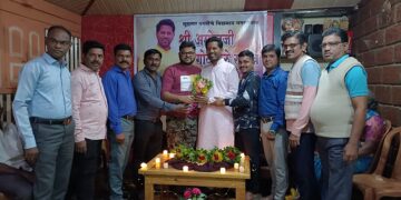 Birthday felicitation for retired employees