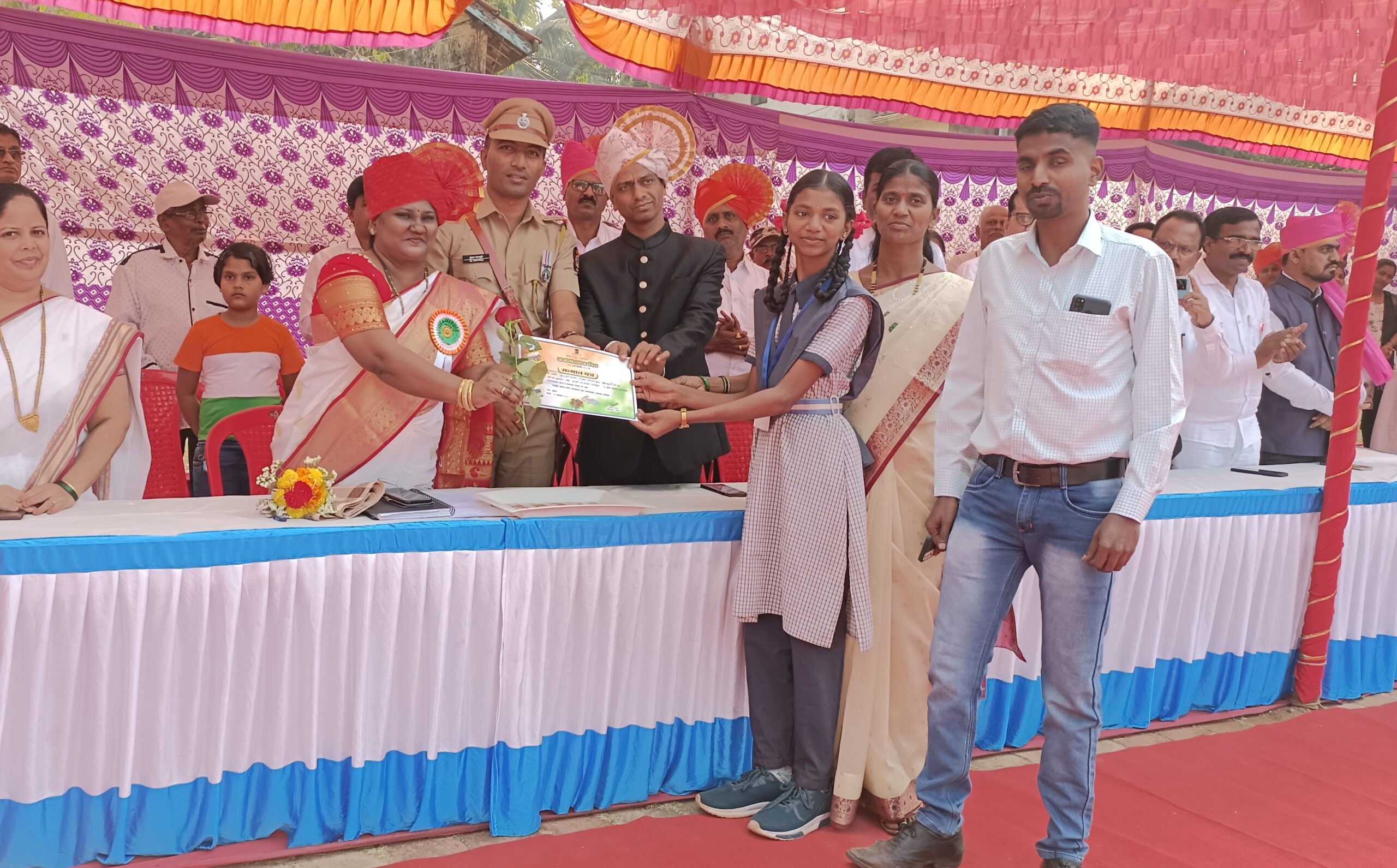 Republic Day at Guhagar Police Ground