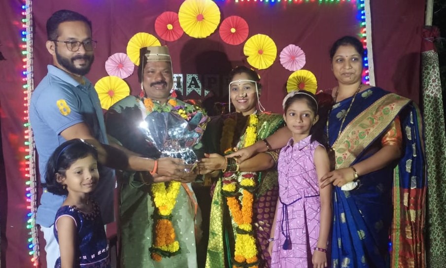 Celebrating 25th wedding anniversary 