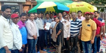 Palshet villagers protest at Guhagar