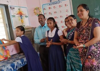 Girl's Day celebration in Nawanagar school