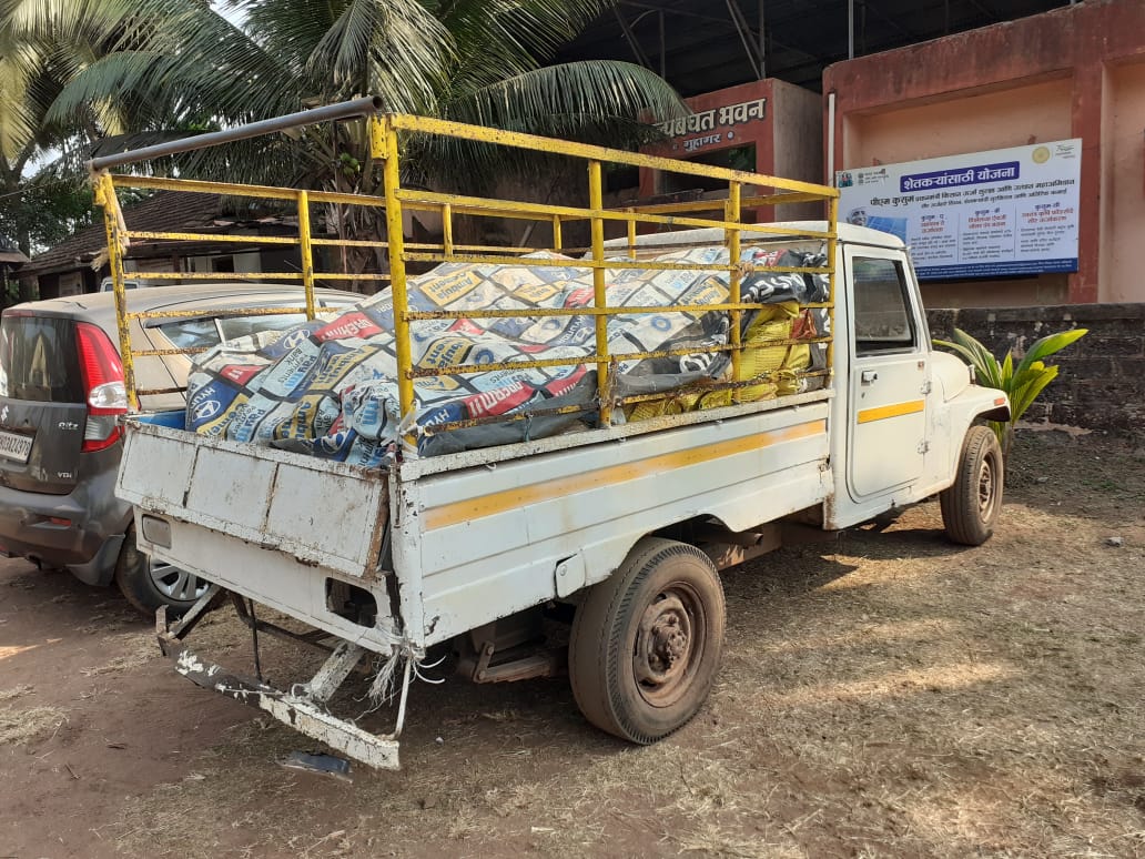 Guhagar beach sand extraction