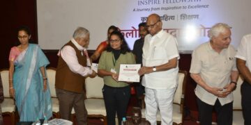 Aishwarya's selection for INSPIRE Fellowship