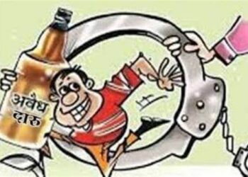 Police raid on village liquor business