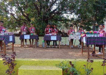 Children's bazaar organized at Kutgiri school