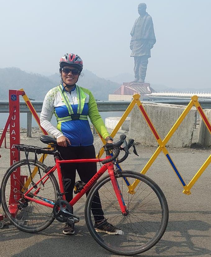 Cycling by 2 women from Chiplun