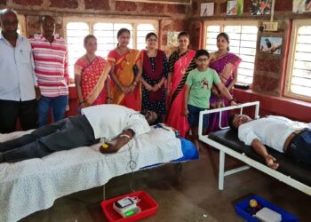 Birthday blood donation camp