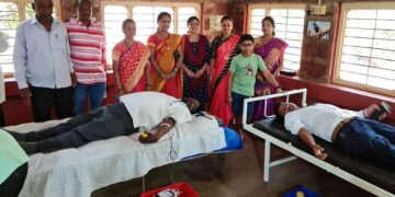 Birthday blood donation camp