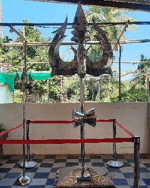 Attractive Trishul at Guhagar Vyadeshwar Temple