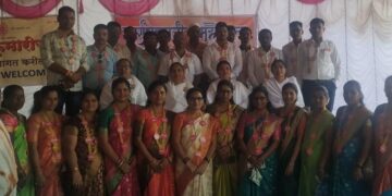 Sarpanch felicitated by Brahmakumaris