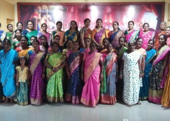 Women's Haldikunku Ceremony of Teli Samaj