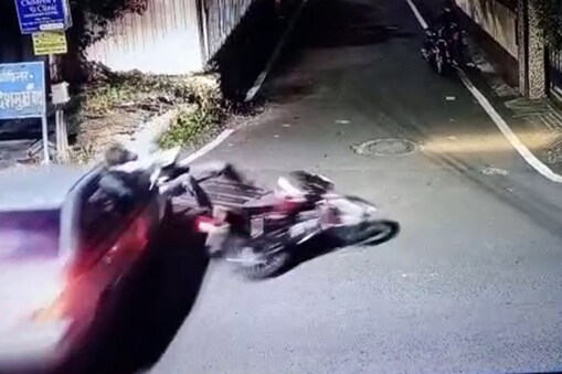 Scorpio hit the bike