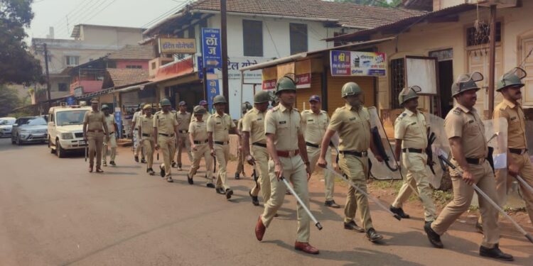 Color rehearsal of riot control plan in Guhagar