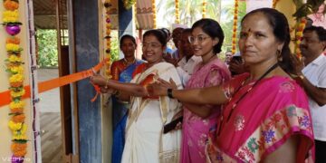 Inauguration of auditorium at Sakhari Agar