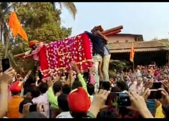 Palkhi ceremony at Abloli