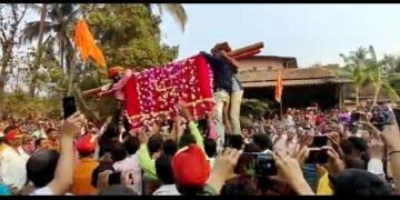 Palkhi ceremony at Abloli