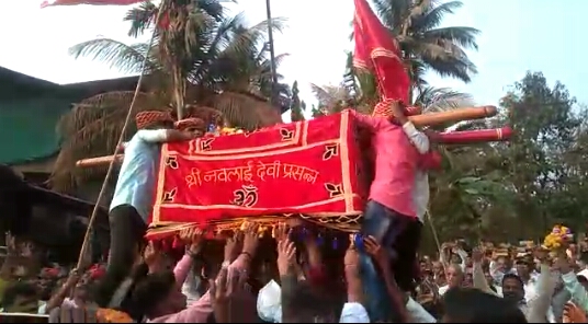 Palkhi ceremony at Abloli