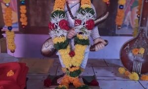 Temple restoration ceremony at Talvali