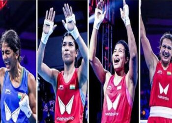 Indian women boxers won four gold medals