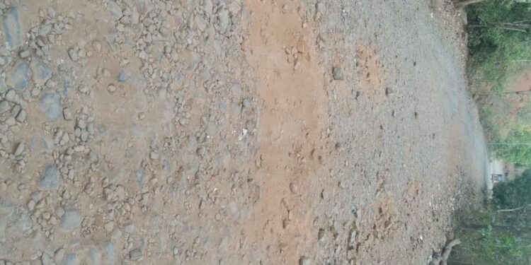 Plight of the road from Aaware to Kosambipul