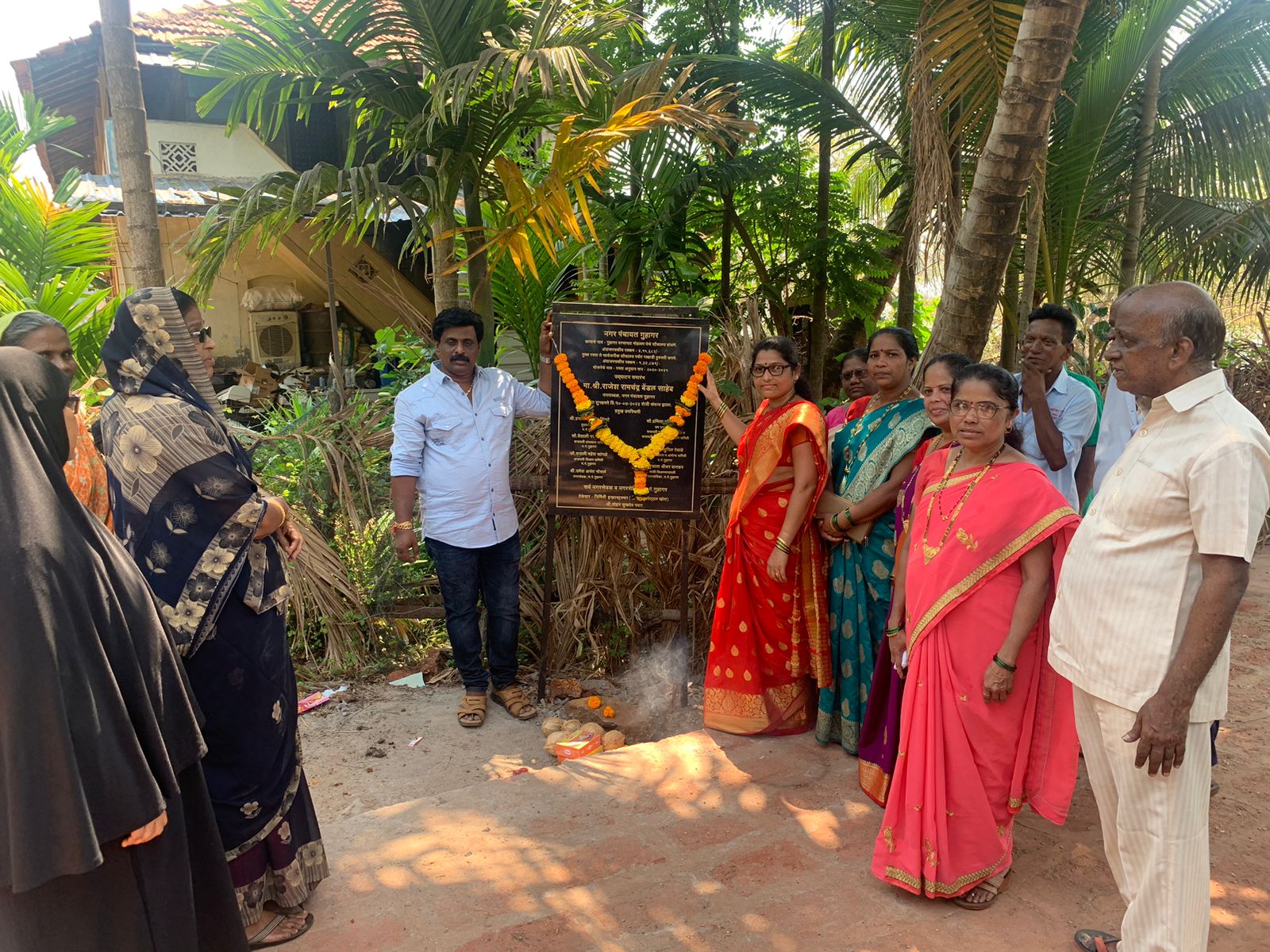 Bhoomipujan of Pimpaladevi to Cemetery Road
