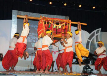 Palkhi Dance Competition in Guhagar