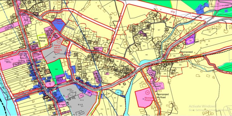 Development plan is at the stage of hearing