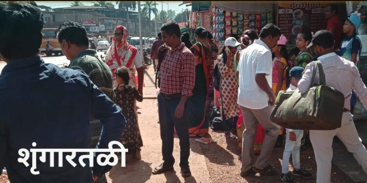 Demand for ST stop at Aabaloli and Shringartali