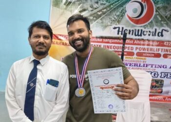 Rishabha Roy of Chiplun won the silver medal