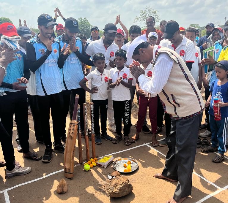 Organized Sarpanch Cup Tournament at Umratha