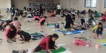 District Level Rangoli Competition