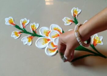 On the occasion of Savarkar Jayanti Rangoli competition