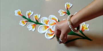 On the occasion of Savarkar Jayanti Rangoli competition