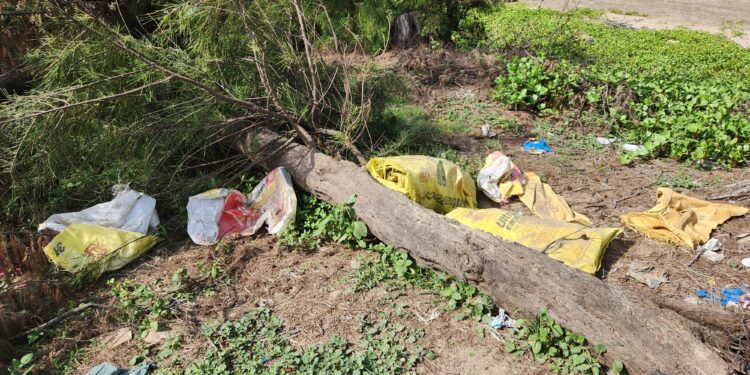 Guhagar beach sand extraction