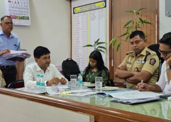 The Collector reviewed the disaster management