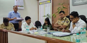 The Collector reviewed the disaster management