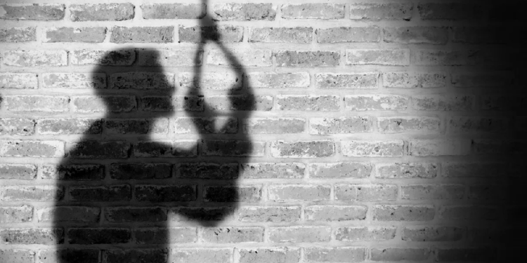 Suicide of young man