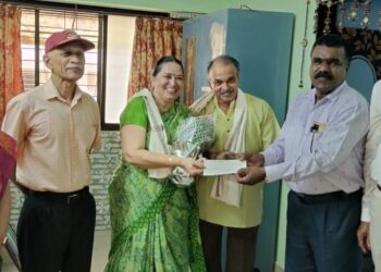 Flag day fund given on the occasion of birthday