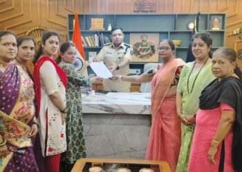 Statement of BJP Mahila Morcha to District Police