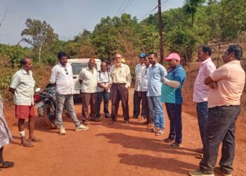 Officials inspected the Aware Asore roads