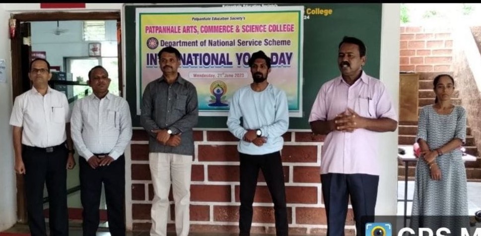 Yoga Day concluded in Patpanhale College
