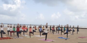 Yoga Day celebrated in Guhagar High School