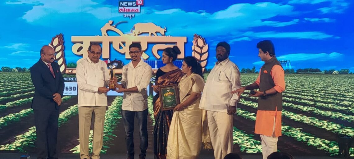 Krishi Ratna Award to Sachin Karekar