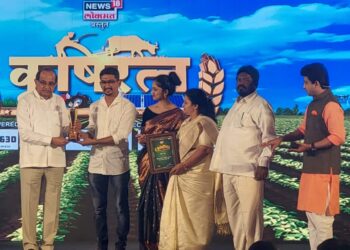 Krishi Ratna Award to Sachin Karekar