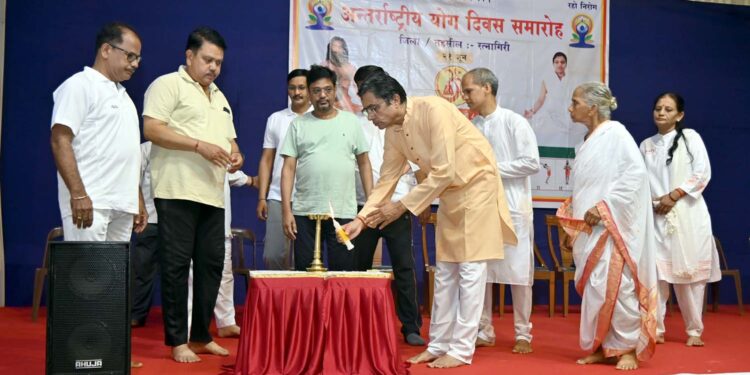 Celebrating Yoga Day by Patanjali Yoga Committee