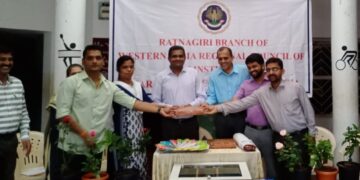 Distribution of educational material and plantation by CA Institute